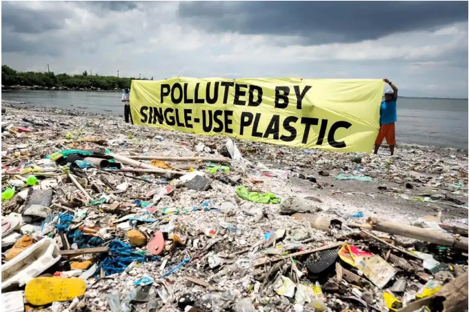 Pengepungan sampah di Thailand